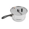 Stovetop Popcorn Maker Stainless Steel Popcorn Popper with Hand Crank Popcorn Pot for Gas Electric Heating