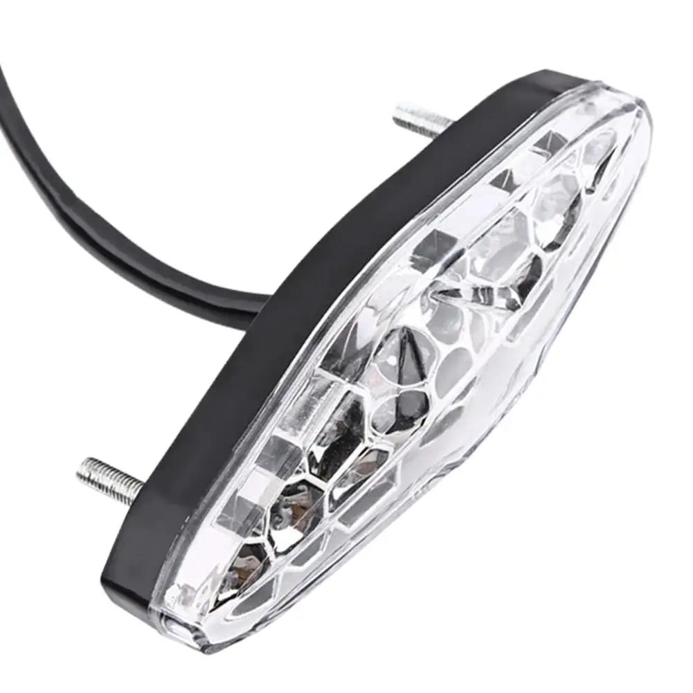 

Стоп-сигнал Универсальный мотоциклетный задний фонарь Электрический свет Автомобильная тормозная пластина Сигнал Поворотник Динамический номерной знак G5J4