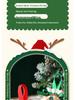 2025 Creative Velvet Apple Gift Bag with Drawstring for Christmas Eve