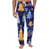 Men's Christmas-Printed Pocket & Sleep Pants | Soft Cotton Blend, Elastic Waist