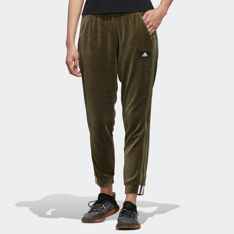Adidas Knitted Sweatpants Women's Khaki Brown FR5972