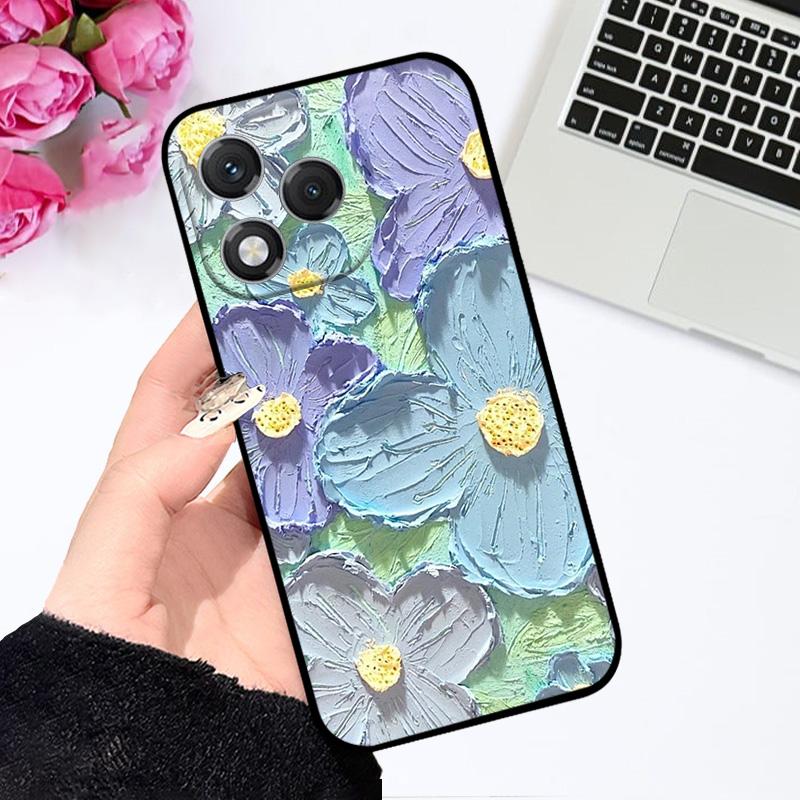 For Honor 400 Lite 5G Soft Phone Case ABR-NX1 Cartoon Printing Silicone TPU Back Coque Cover For Honor 200 Lite Protector Shells