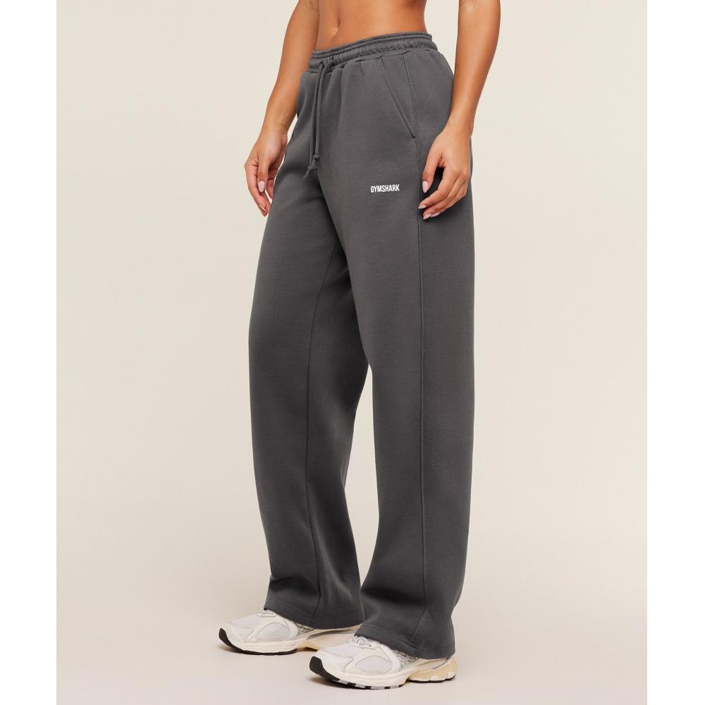 Gymshark Cosy Luxe Straight Leg Tall Joggers Onyx Grey B6b6r Gb7n