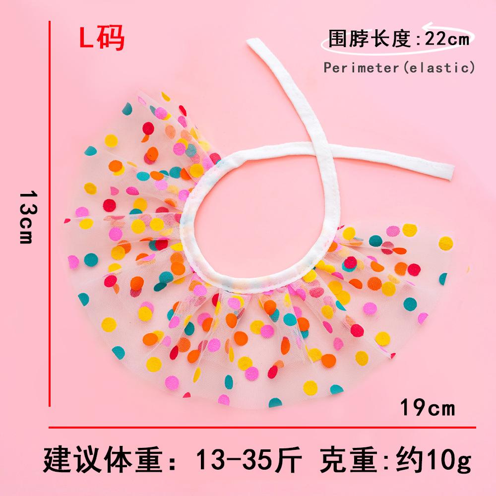 Pet Ins Wind Birthday Saliva Towel Cat Bib Scarf Dog Cat Hat