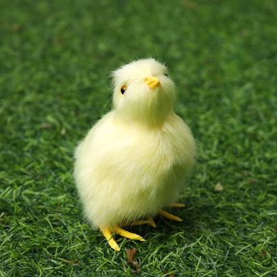 Photography Prop Scene Model Home Decoration   Easter  Chick Lifelike Bird Simulation Furry Chicken