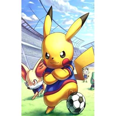 Pittura diamante completo 5D fai da te carino pikachu diamante ricamo completo laici anime kit punto croce decorazioni per la casa regalo fatto a mano