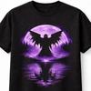 Angel Purple Moon Gothic Fantasy Horror Graphic Unisex TShirt