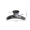 Arc-shaped Marble Gripper High-end Style Shark Hair Clip Large Volume Clip Hair Accessory