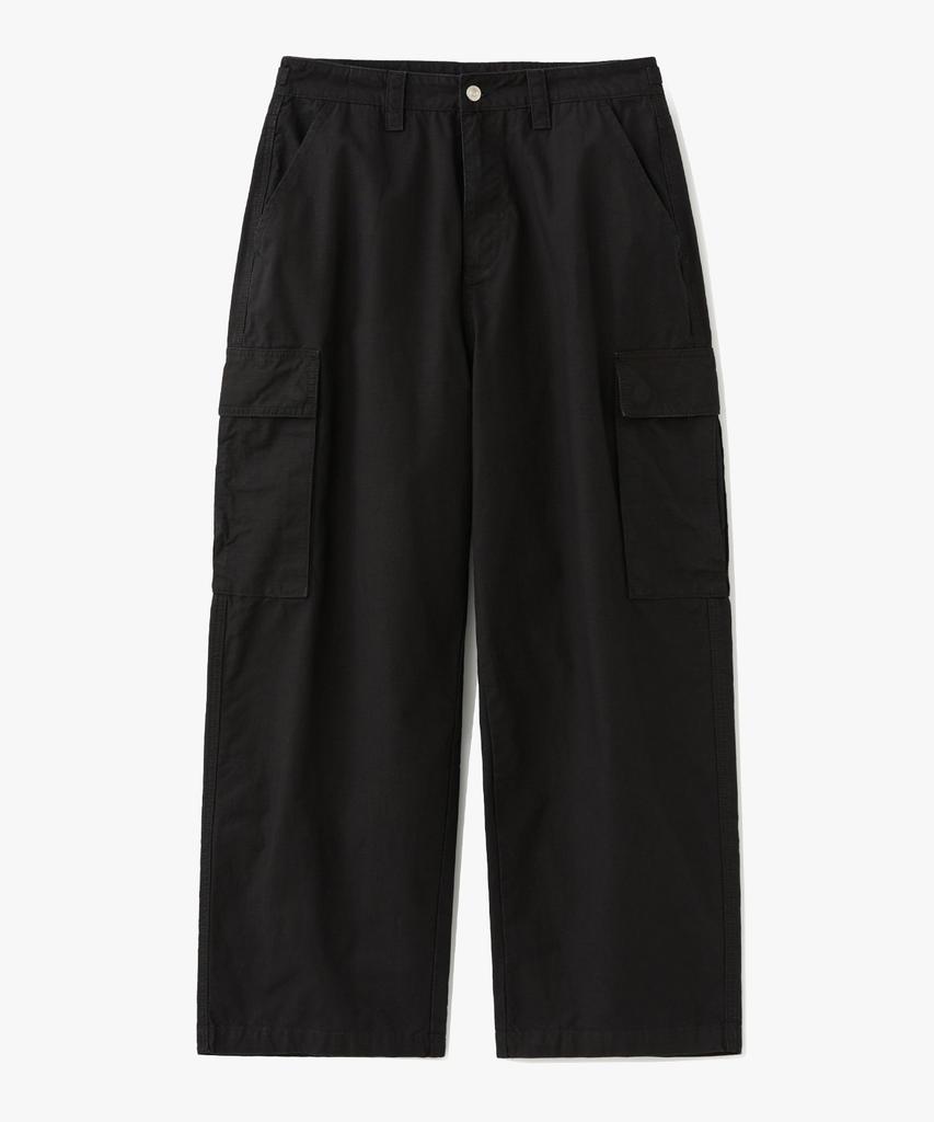 SUARE Ripstop Washed Cargo Pants Black