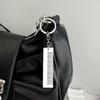 Hip Hop Style Keyring Titaniums Comb Pendant Keychain Edgy  Hair Styling Accessory for Fashion Women and Trendsetters