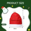 4pcs Santa Hat Car Headrest Covers - Festive & Universal Fit for Most Cars, Soft Cute Seat Protectors with Easy Installation