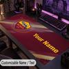 Custom Text Big Mousepad, Extended Desk Pad For Laptop Work GameAS Roma FC