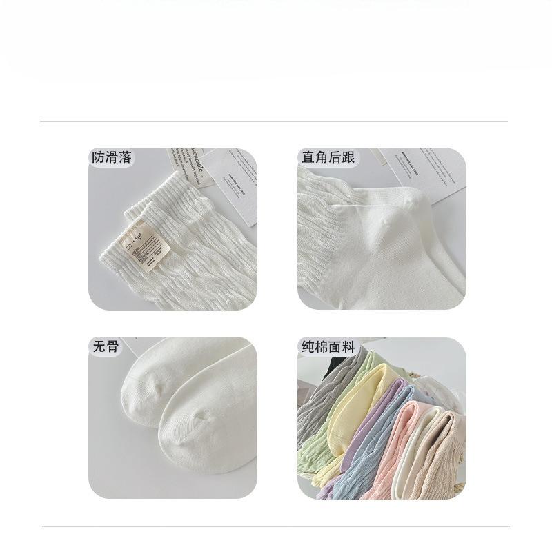 Lolita Girls Solid Color Socks Loose Long Summer Socks Middle Tube Japanese College Princess Socks Sweet JK Streetwear Hosiery