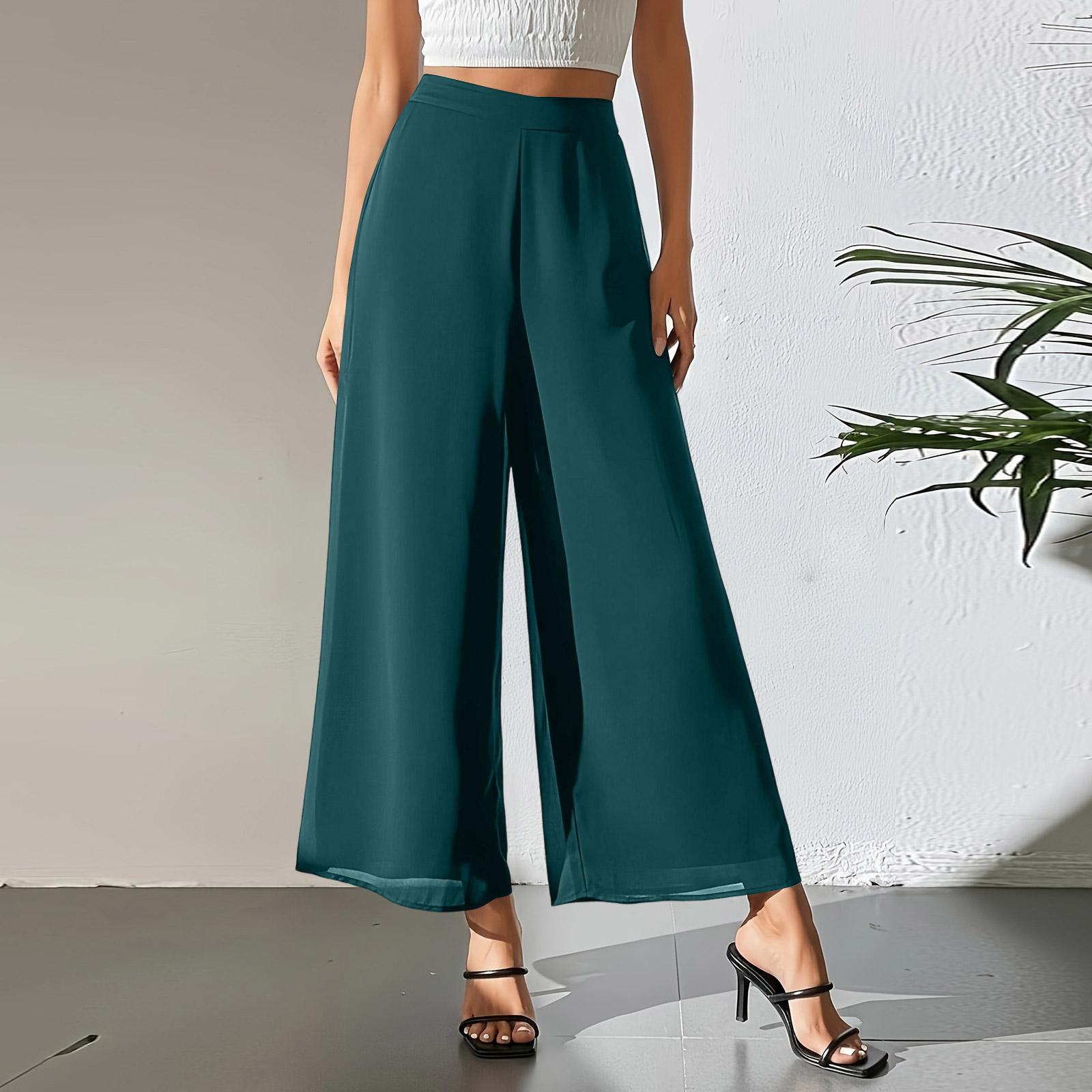 

Women s Straight Pants Fashion Casual Pants Nine Point Harlan Pants L