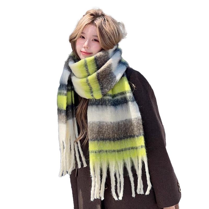 Women's Autumn Winter Warm Scarf & Glove Set