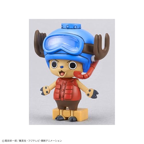 Bandai ONE PIECE Chopper Robo 3 & 5 Plastic Model Kit Chopper Submarine and Crane Color-Printed