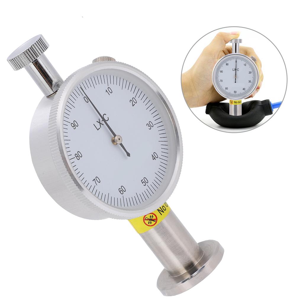LXC1 0.55N~8.05N Shore Durometer Pointer Hardness Tester Measuring Gauge Portable Sclerometer