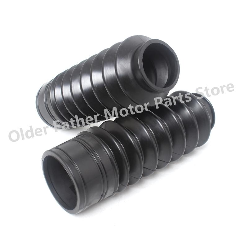 Motorcycle Accessory Rubber Front Fork Cover Gaiters Gators Boot Shock Protector Dust Guard For Triumph Climber T100 T120 T900
