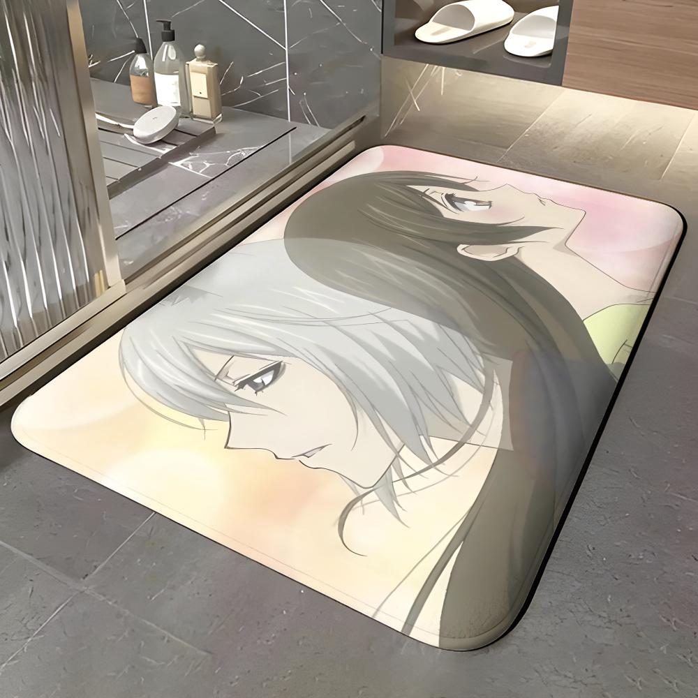 Anime K-Kamisama Kiss Grindų kilimėlis Minkštas flanelinis Įėjimo durų kilimėlis Neslystantis Sugeriantis Vonios kambario Miegamojo Grindų kilimas