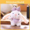 Plush Bunny Keychain With Bow For Kids And Collectors