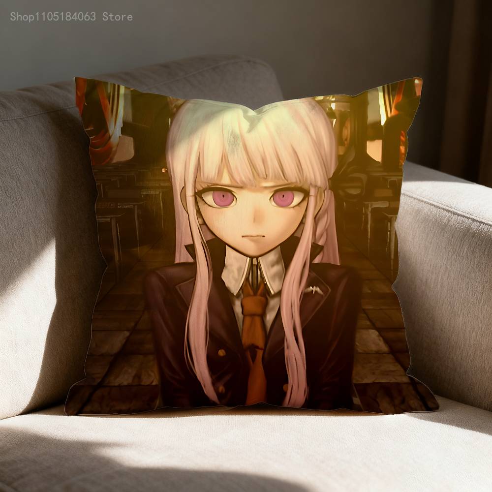 K-Kyoko K-Kirigiri Pillowcases Bedroom Living Room Sofa Home Decor Polyester Cushion Cover with Zipper
