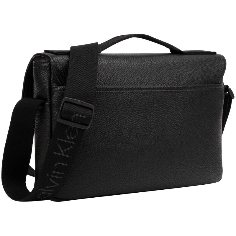 New CALVIN KLEIN Synthetic Material Crossbody Bags Regular Men's Space Black 4G3048G