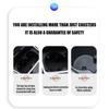1/2pcs Car Coaster Water Cup Slot Non-Slip Mat Pad Car Accessories For Ford Focus Mondeo Kuga Fiesta MK7 Escort Explorer Edge 2 4 MK2 MK4