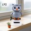 Non-slip Car Decor Funny Solar Dancing Duck Toys, Creative Fun Swinging Bright Color Toy Owl Decorations Desktop Ornaments Interior Shaking Head