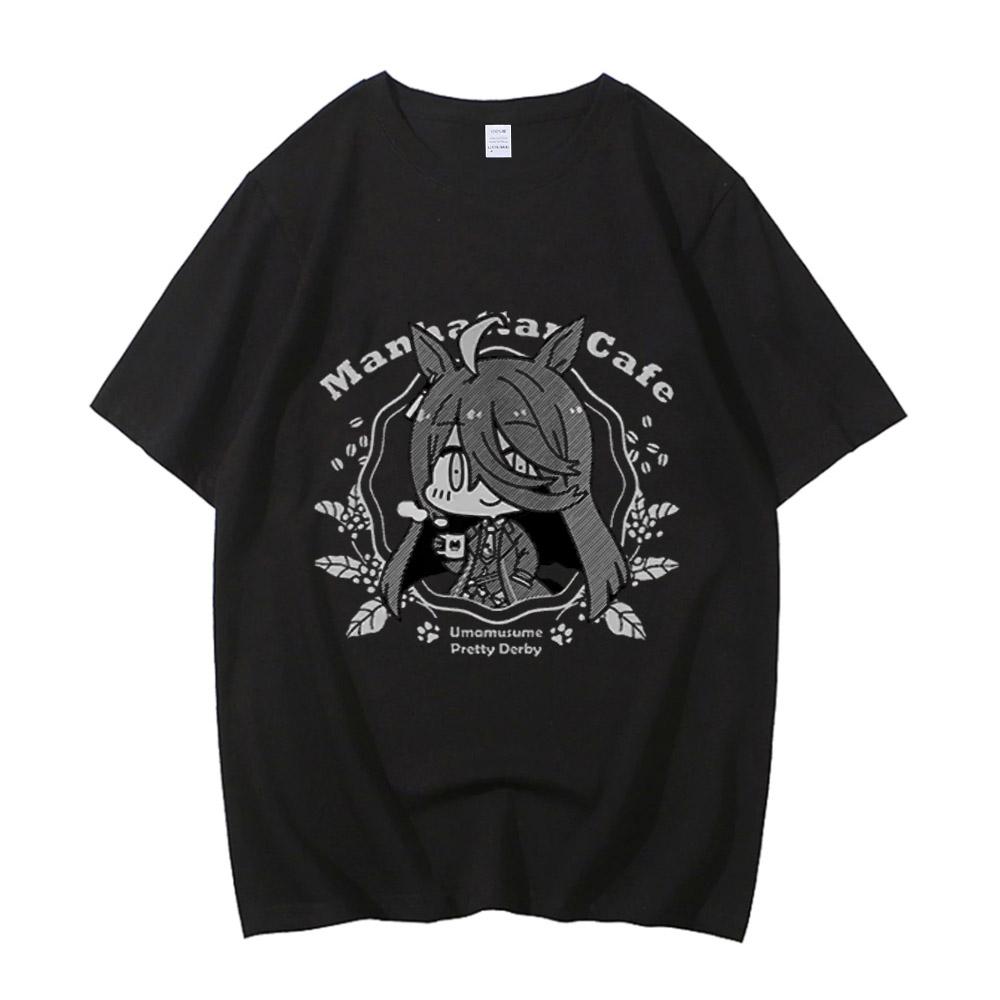 Japanese Game Umamusume T-Shirts Anime Men Women High Quality Cotton Tee Shirt Short Sleeve 100% Cotton T Shirt Tops