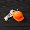 Mini Helmet Keychain 5Pcs Security Keychain Simulated Construction Key Ring Holder Decorative Pendant for Backpacks Handbags Plastic Chain
