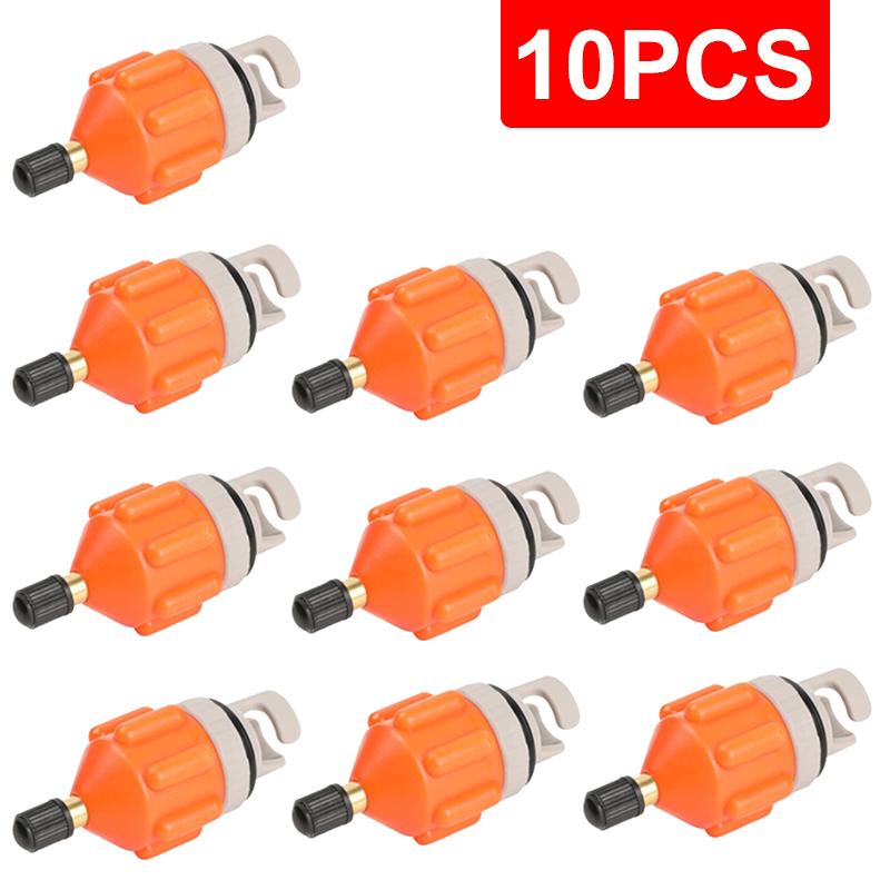 2-10pcs Durable Air Valve Adaptor Wear-resistant Rowing Boat Air Valve Adaptor Nylon Kayak Inflatable Pump Adapter for SUP Board