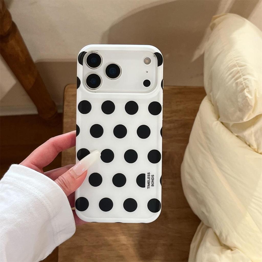 Dopamine Polka Dot Drop-Proof Full Coverage iPhone 15 Pro Max Case