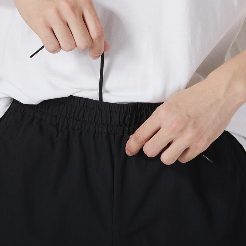 Under Armour Solid Color Loose Breathable Straight Leg Knit Sports Pants Men bottoms Black 23600701-001