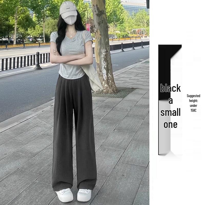 2025 Damen High Waist Locker Yamamoto Milchpuff Weitbein Sporthose