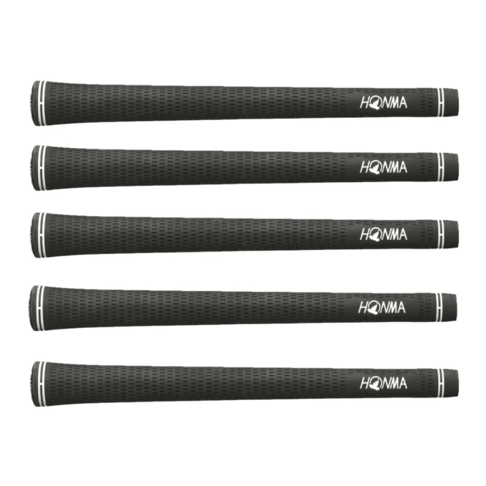 

of HONMA Golf Rubber Grip M60X White with Back Genuine Manufacturer Product [Set 5] Line, чёрный