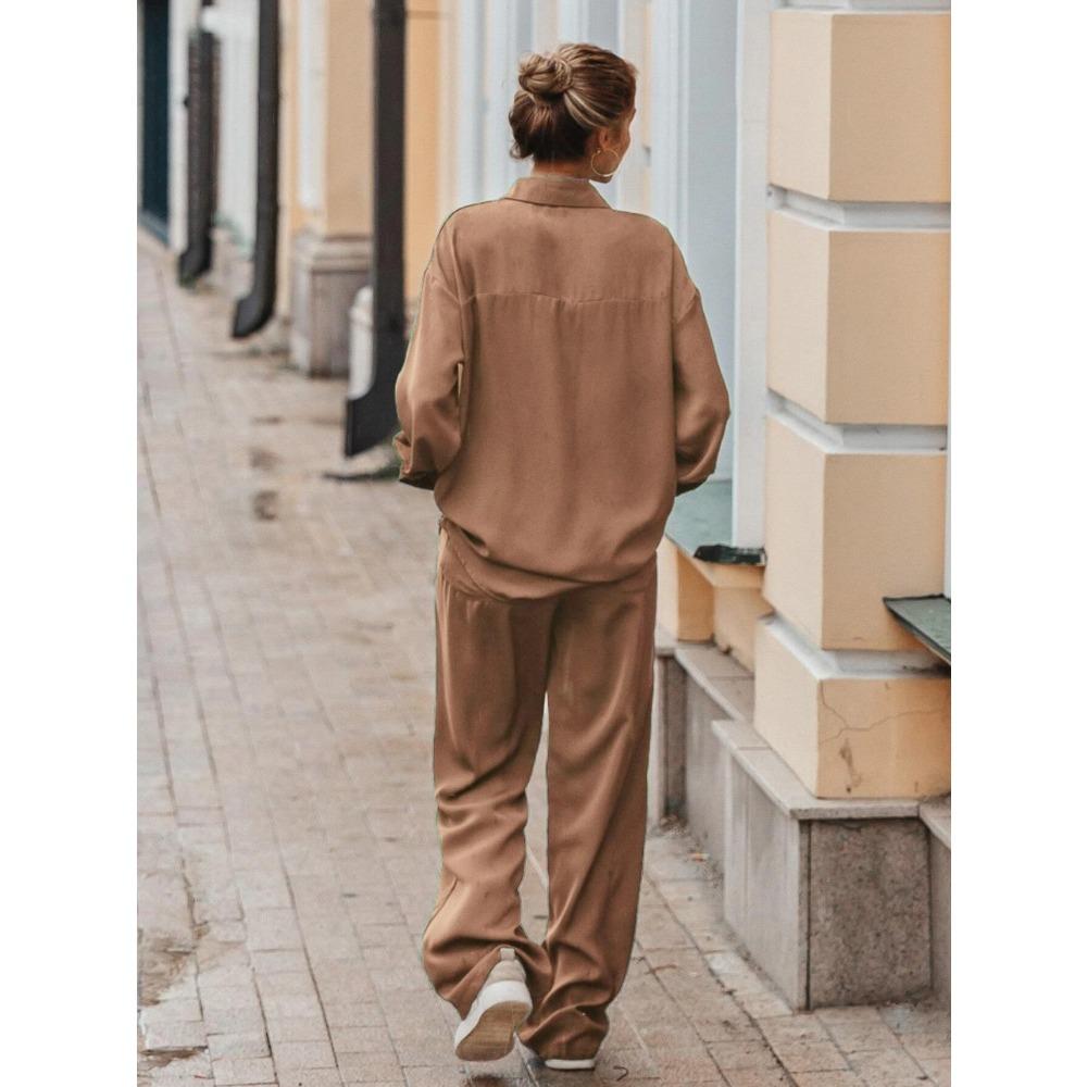 IHUASU Women's Fashion Multi-color Loose Casual Suit