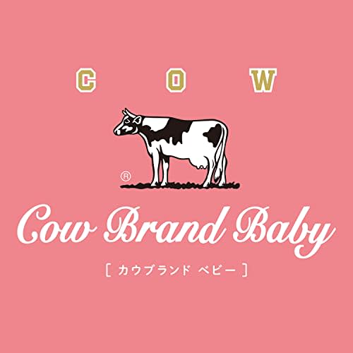 Cow Brand Baby Full Body Foam Soap with Pump, 400mL, 90% Food Ingredients, Doesn't Stain Eyes, Hypoallergenic