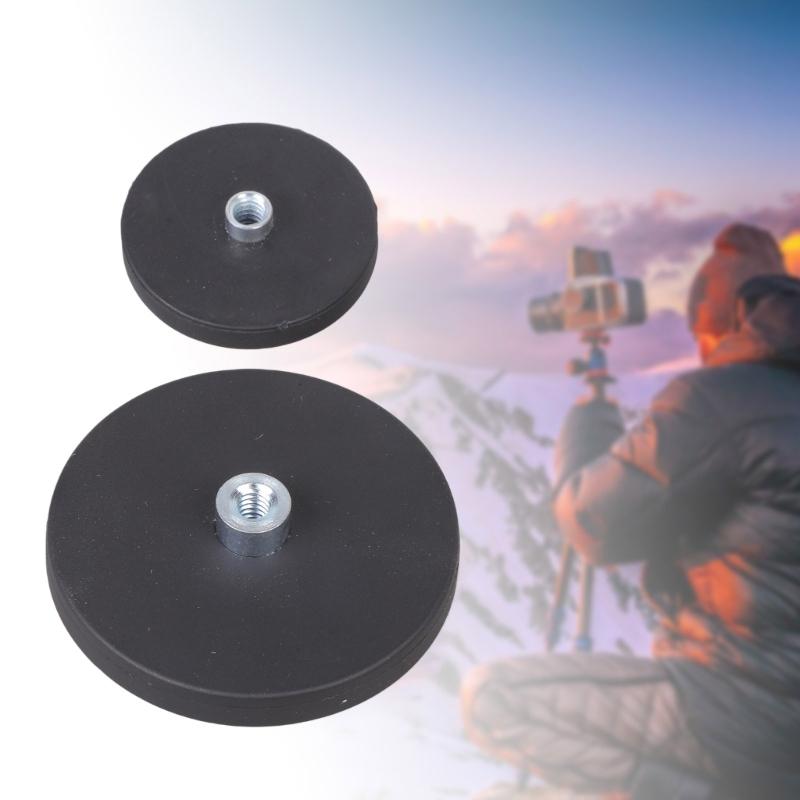 Universal Tripod Adapter Magnetic Base With 1/4Inch Female Screw For Camera Monitors Photography Gear