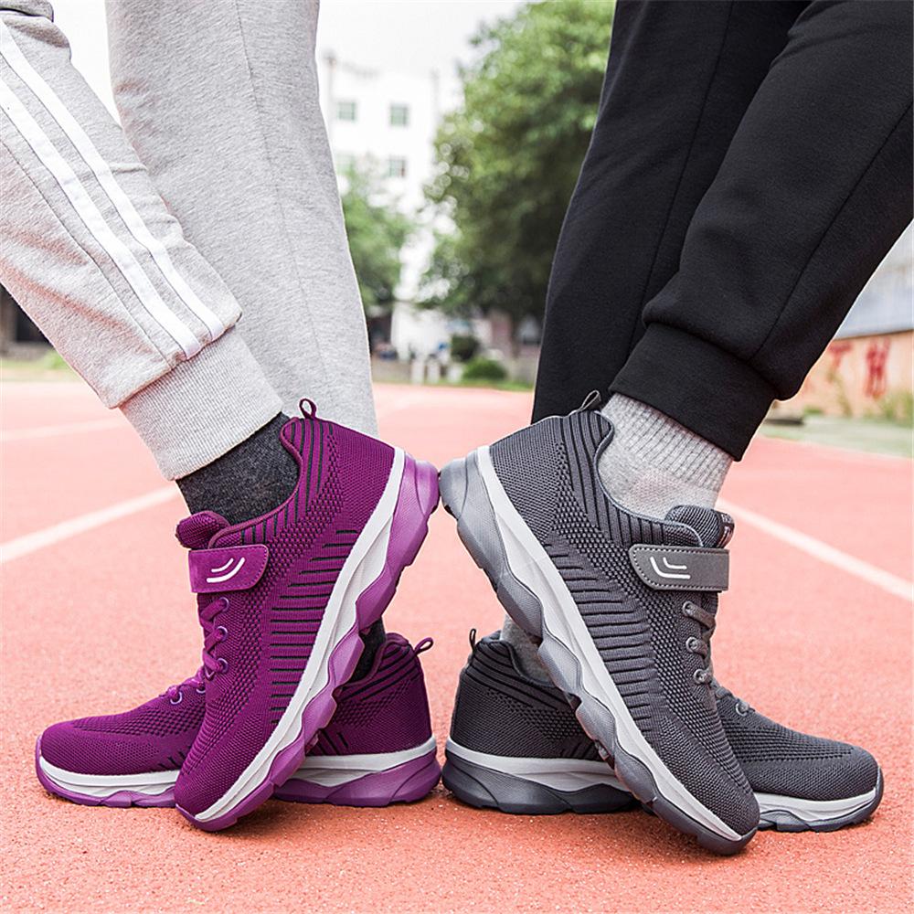 Men's And Women's Same Style Large Size Casual Sneakers Mesh Breathable Lightweight Running Shoes Hiking Hiking Hiking Sneakers