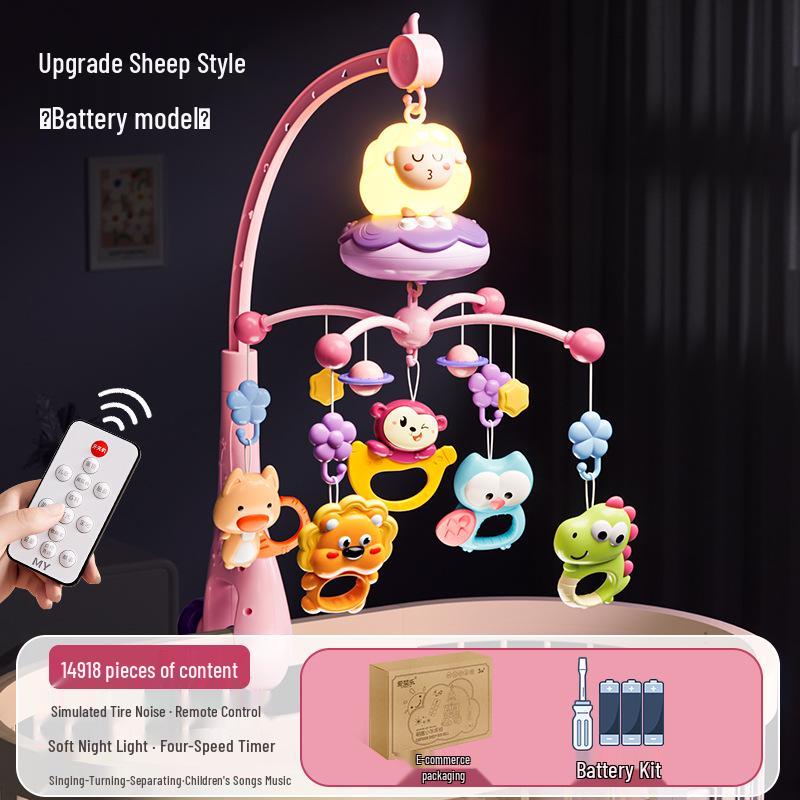 Musical Rotating Baby Bedside Ornament: 0-1 Year Crib Rattle