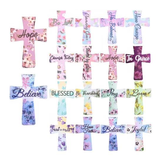 12/16/24Pcs Magnetic Faith Bookmark Waterproof Christian Bible Verse Book Page Marker