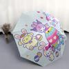 Easter, Sanrio Automatic Open/Close Umbrella Cute Umbrella with Cute Design, Portable 3 Fold Compact Umbrella for Men & Women, Halloween Chr