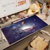 New Solar System Space Mouse Pad Anti Slip Rubber Edge Locked Thickened Laptop Gaming Desk Mat