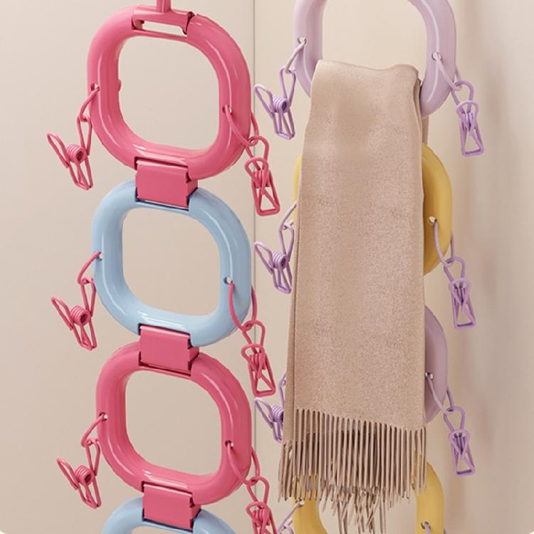 Plastic Closet Door Organizer Wall Mounted Hat Rack Space Efficient Baseball Caps Storage Solution for Bedroom Entryway