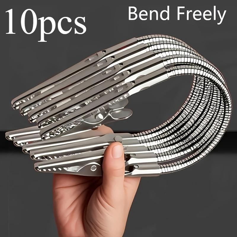 

10PCS with heavy duty multi-function double-ended alligator clip bracket - flexible design, suitable for office, home, laboratory tools - 10pcs