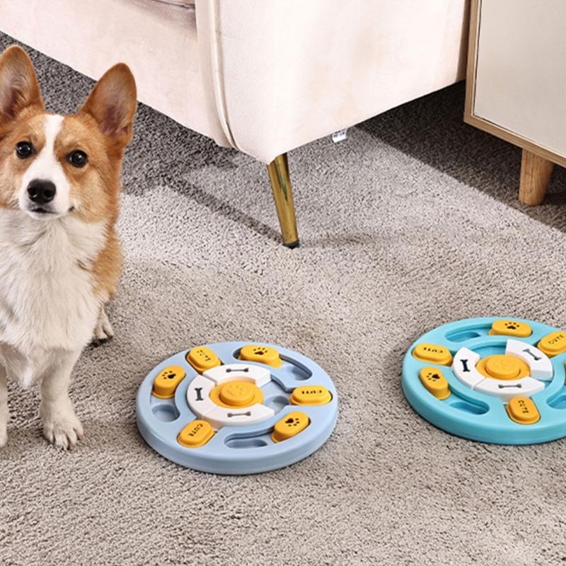 Sliding Modulel Intelligence Feeding Toy Interactively Slow Feeders Puzzles Bowl for Mental Enrichment And IQ Training
