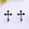 Retro Alte Kreuz Ohrstecker Für Männer Und Frauen Persönlichkeit Straße Super Coole Ohrringe Silberschmuck