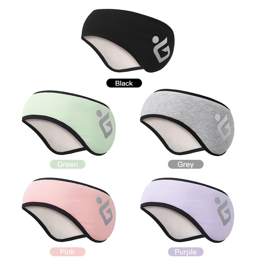 Winter Headband with Ear Warmers Warm Hair Band for Running Skiing Mortorcycling