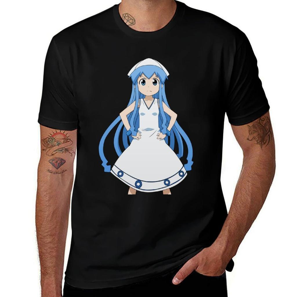 Ika Musume Squid Girl TShirt Plus Size Simple Casual Top