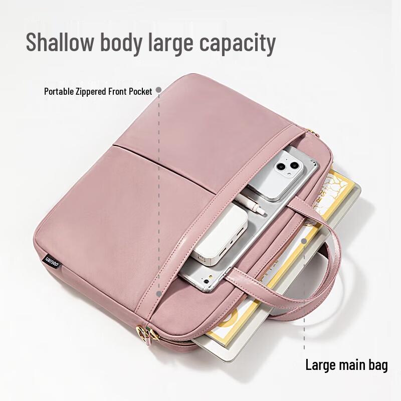 Deli BG103 Pink Business Document Briefcase